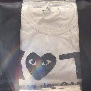 Comme des garcons t shirt size XL